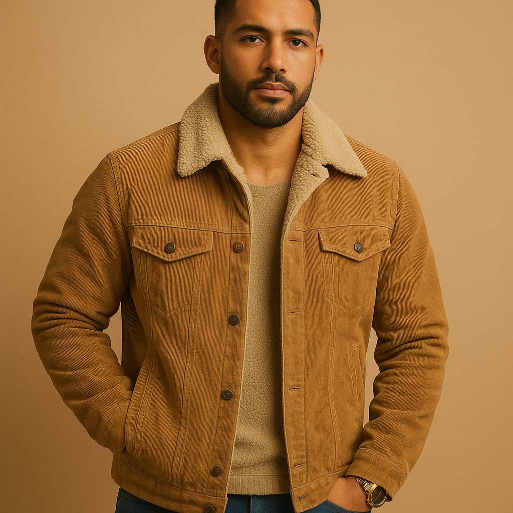 Men’s Corduroy Jacket – Modern Fit Casual Layer
