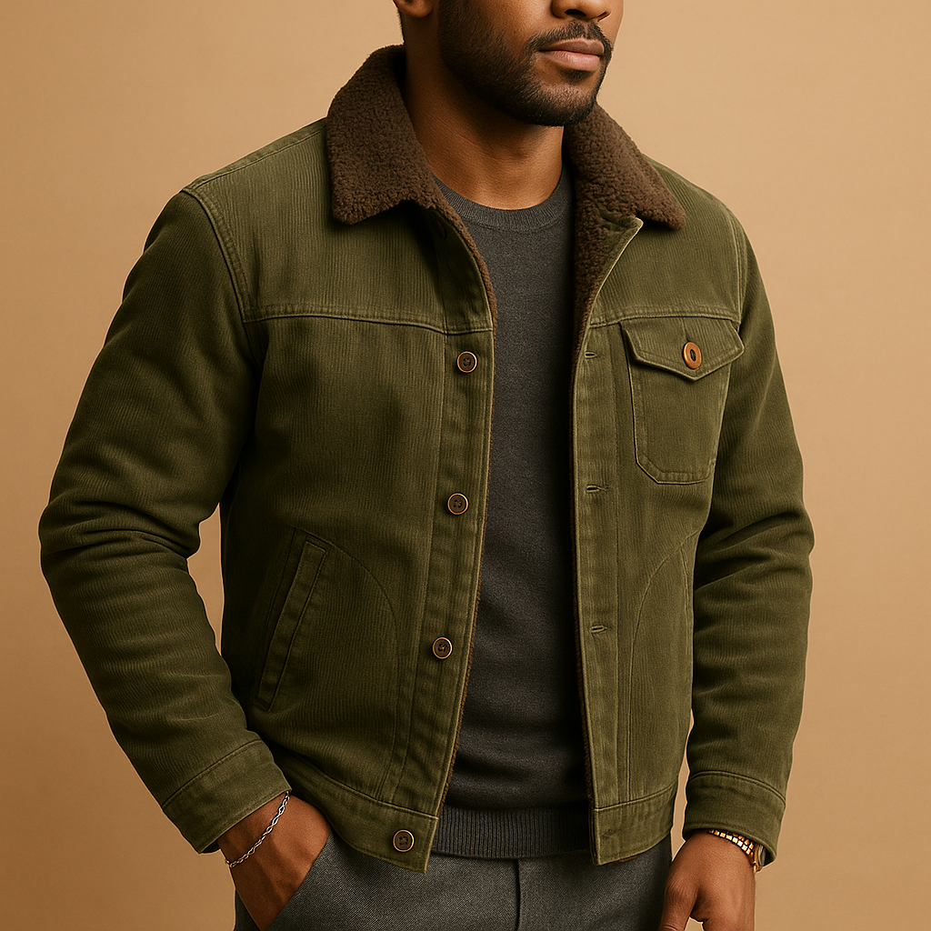 Men’s Corduroy Jacket – Modern Fit Casual Layer