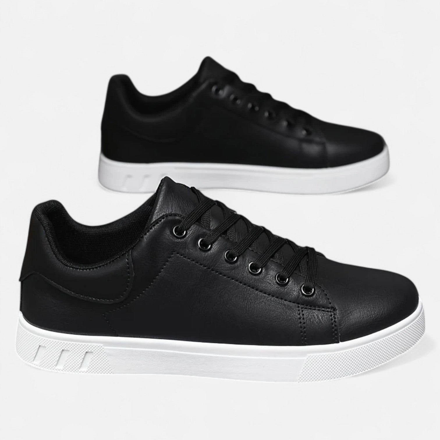 Men’s Smart-Casual Lace-Up Sneakers – Clean Everyday Style