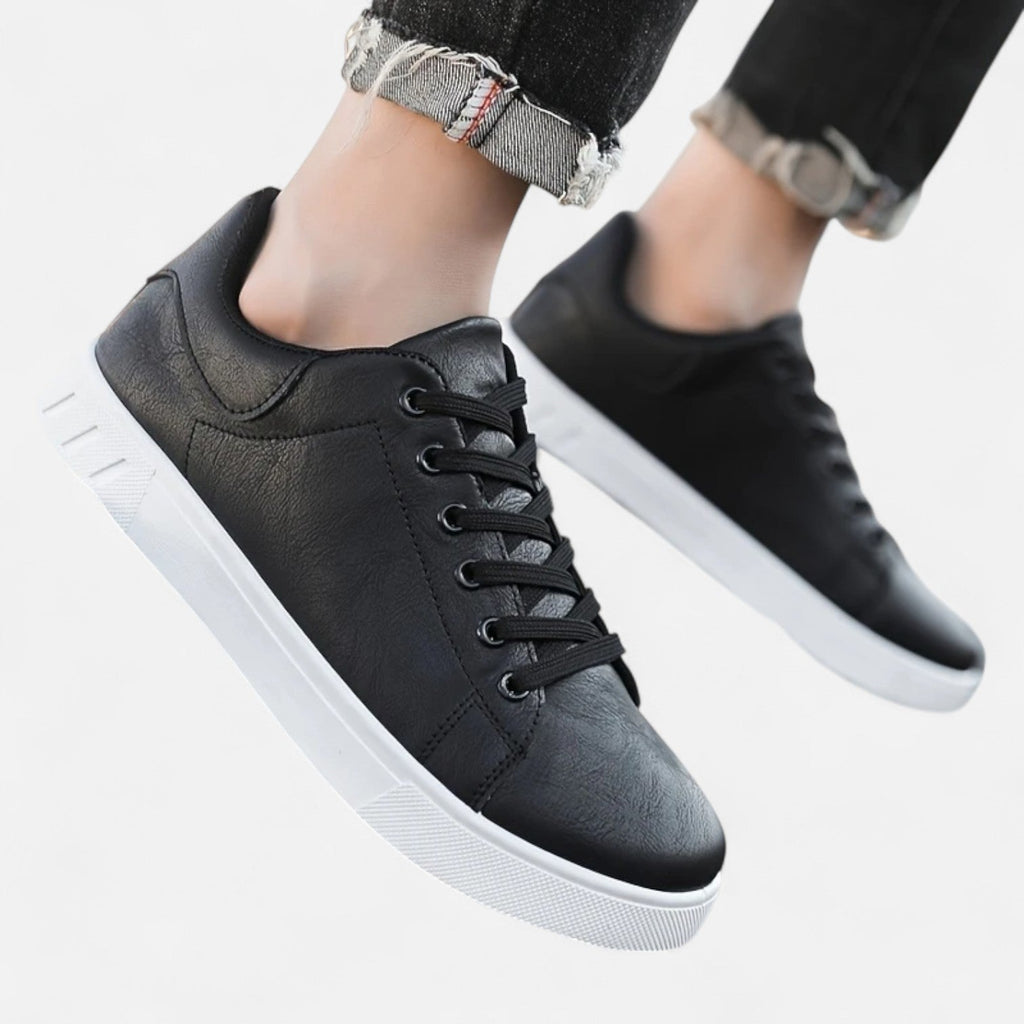 Men’s Smart-Casual Lace-Up Sneakers – Clean Everyday Style