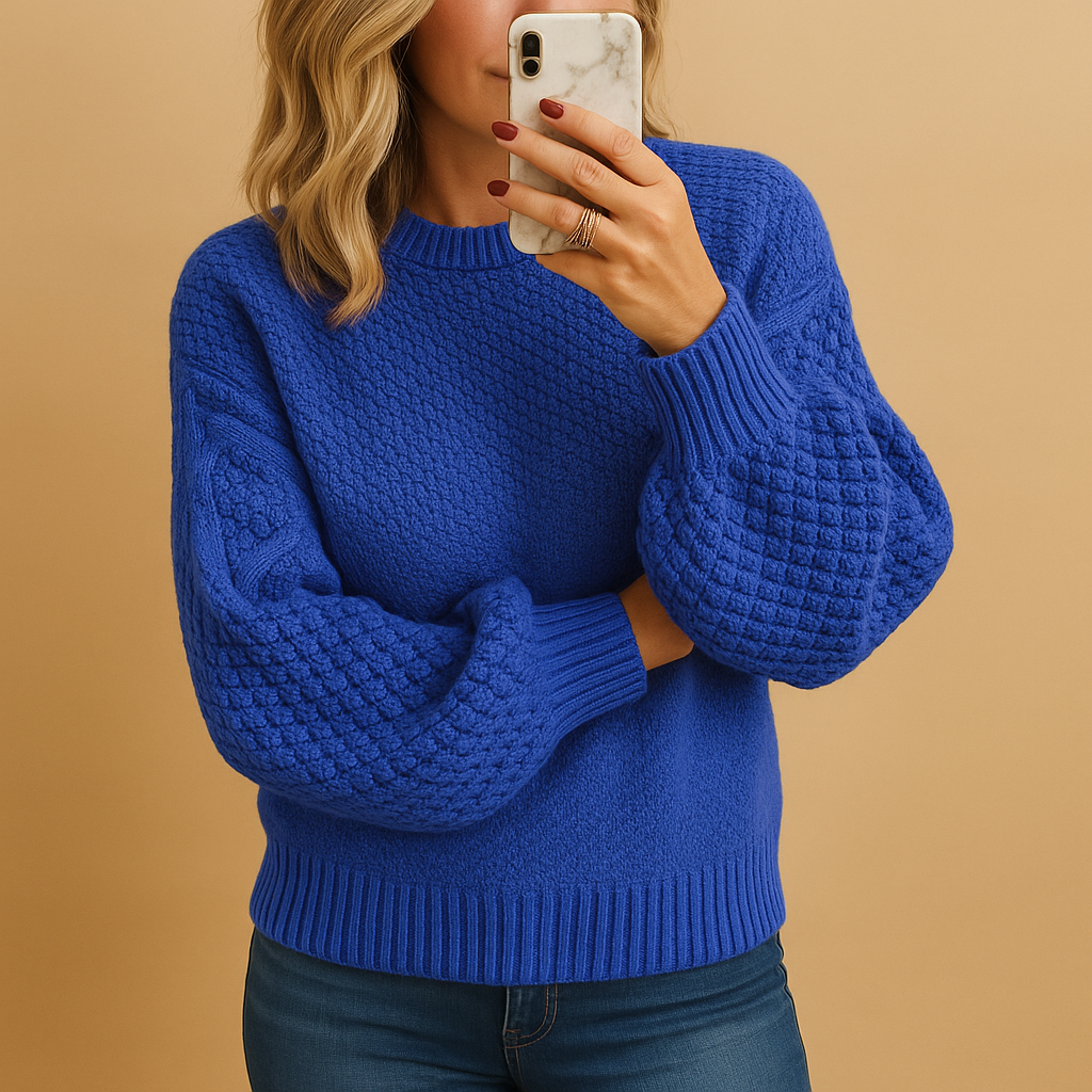 Women’s Knitted Sweater – Elegant Everyday Layer for Cooler Days