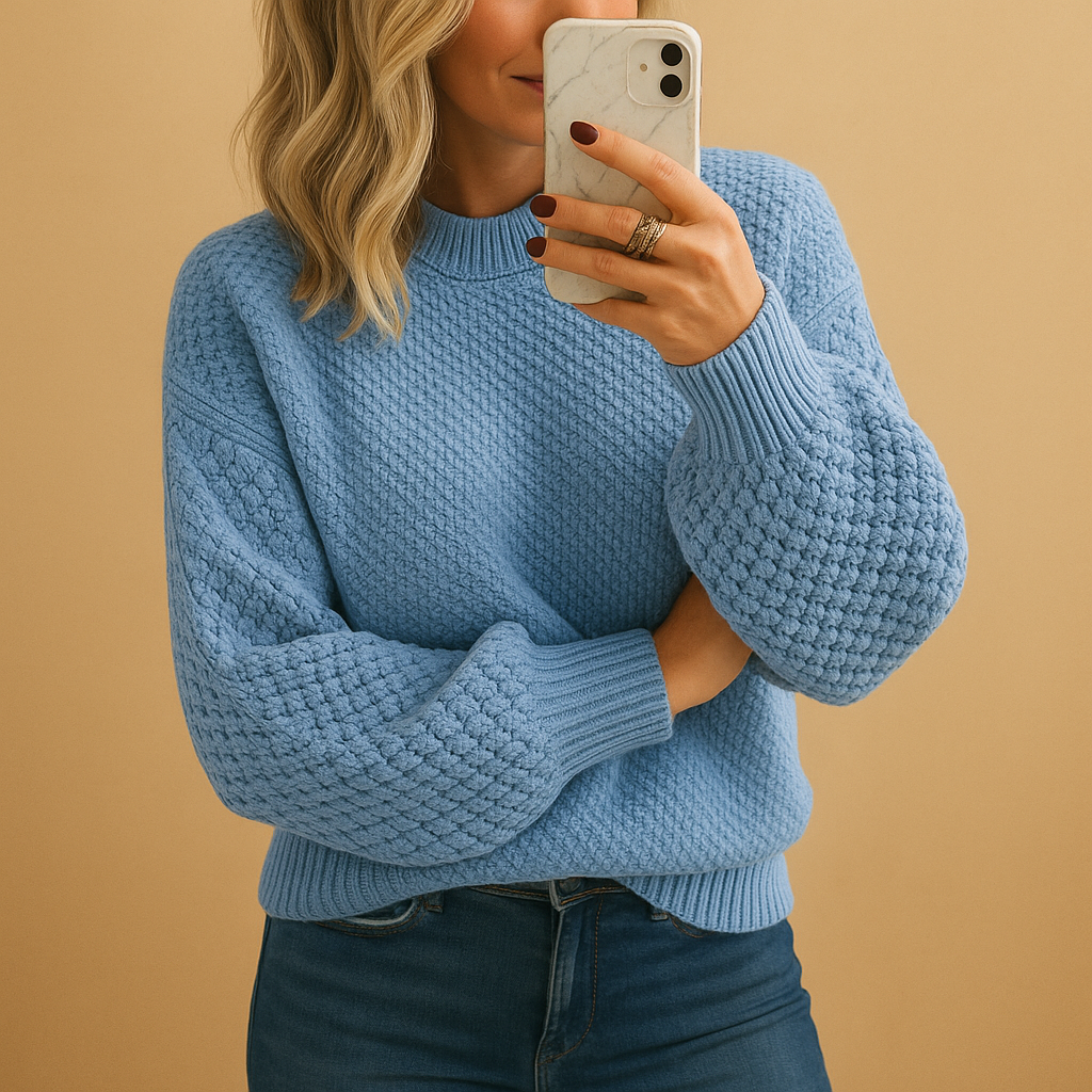 Women’s Knitted Sweater – Elegant Everyday Layer for Cooler Days