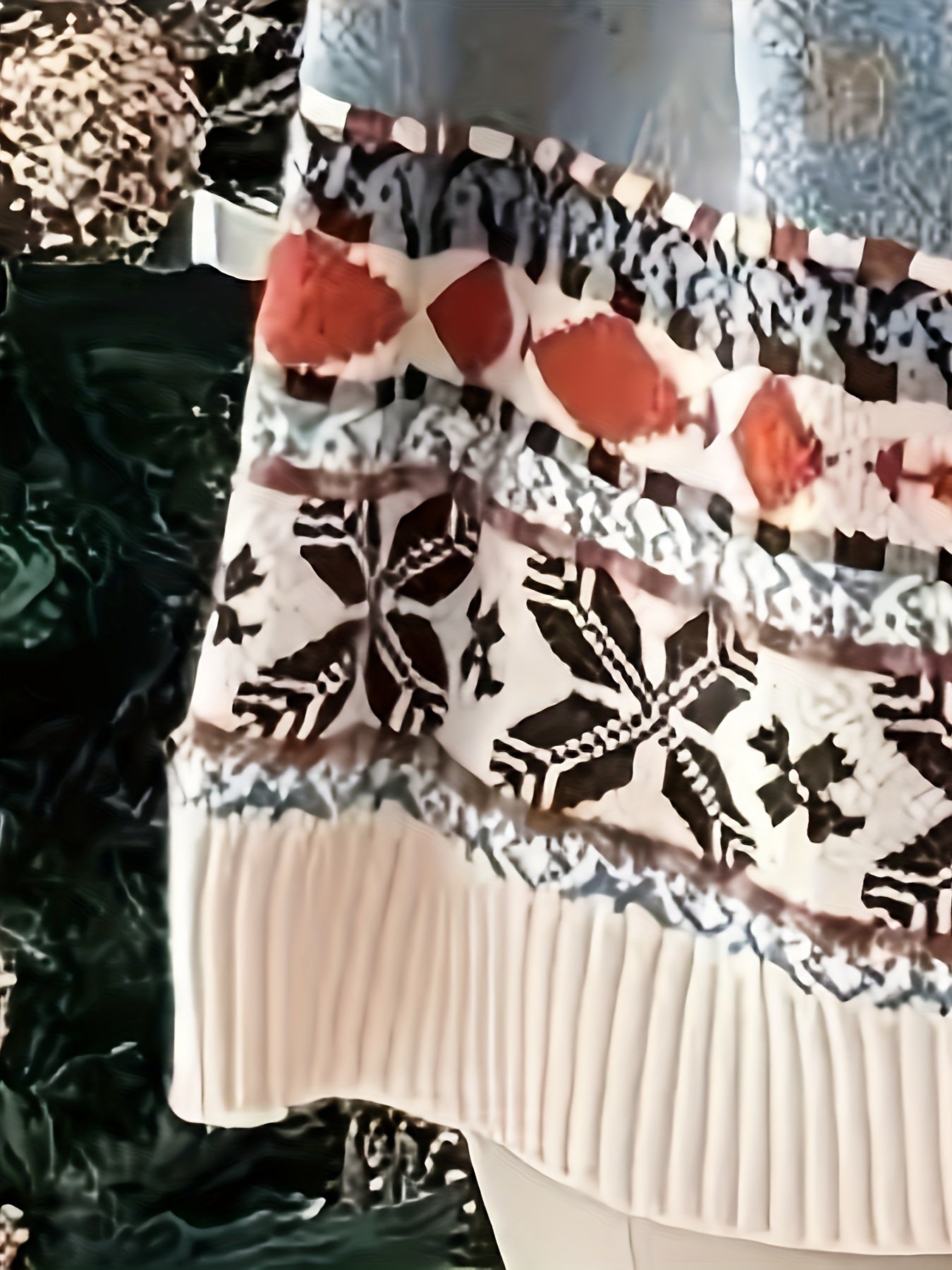 Women’s Reindeer Knit Sweater – Festive Winter Layer