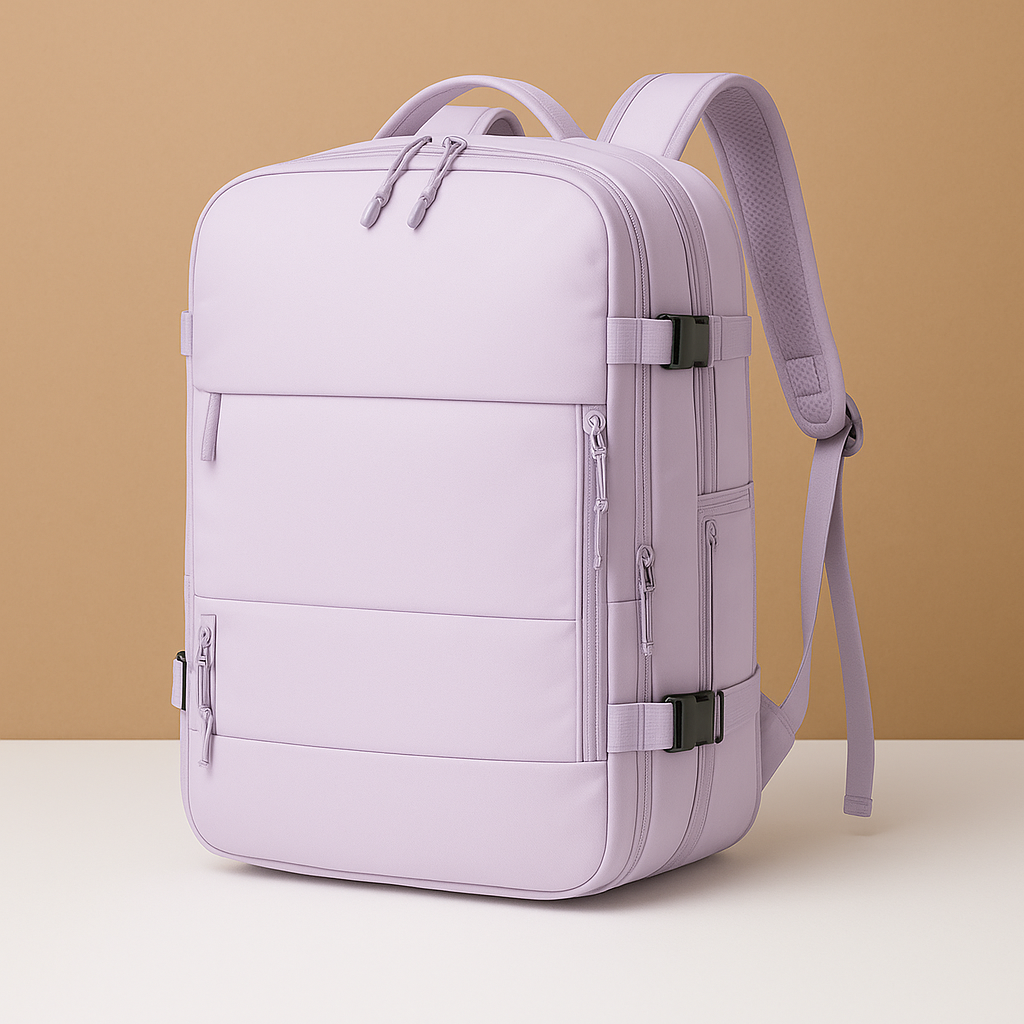 Women’s Expandable Travel Backpack – Carry-On Compatible Design