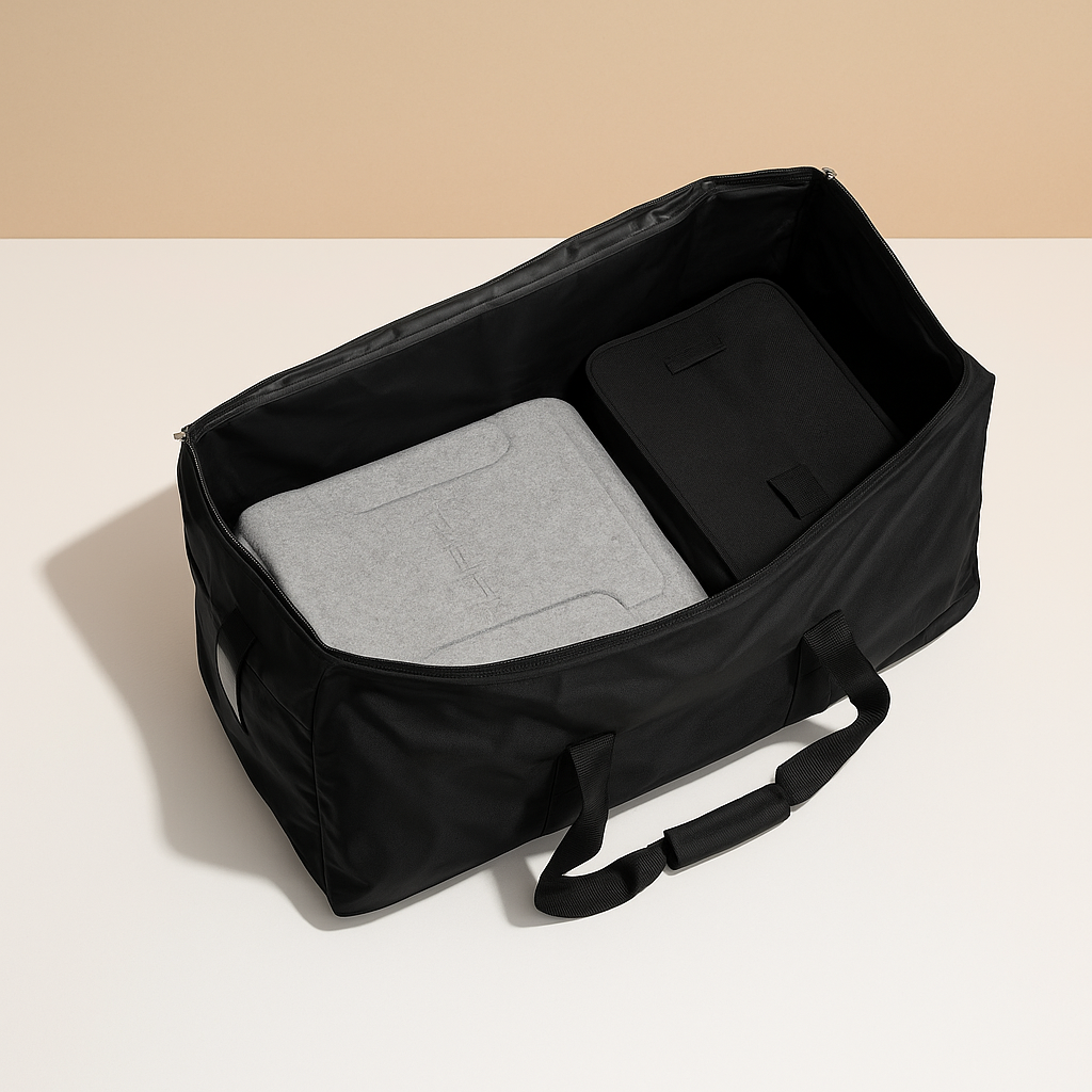 Women’s Expandable Travel Duffel Bag with Wheels – Large Capacity Rolling Carry