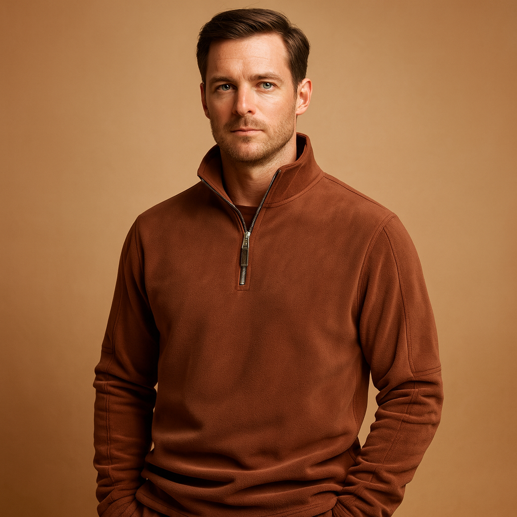 Men’s Half-Zip Fleece – Lightweight Everyday Layer
