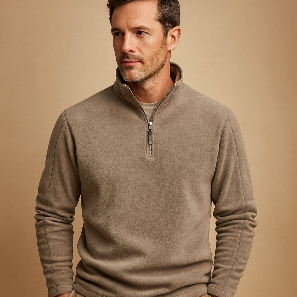 Men’s Half-Zip Fleece – Lightweight Everyday Layer
