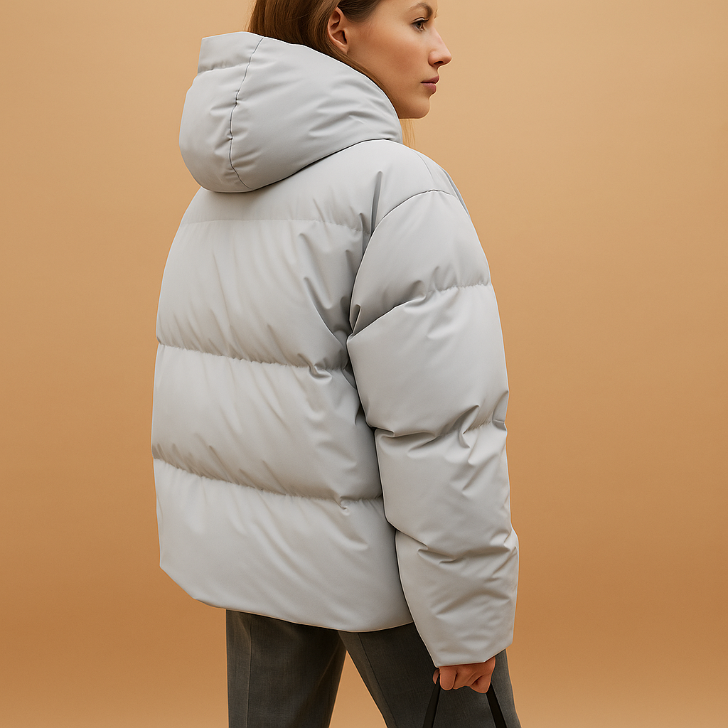 Women’s Lightweight Puffer Jacket – Hooded Everyday Outer Layer