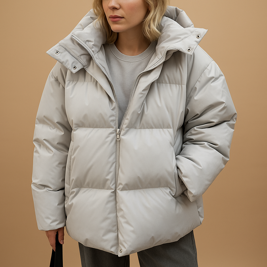 Women’s Lightweight Puffer Jacket – Hooded Everyday Outer Layer