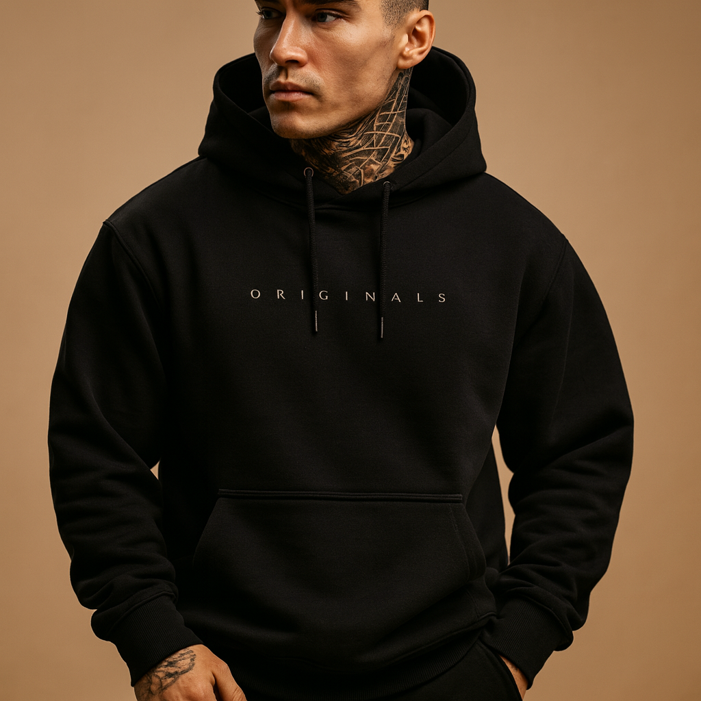 Men’s Hooded Sweatshirt – Modern Everyday Layer
