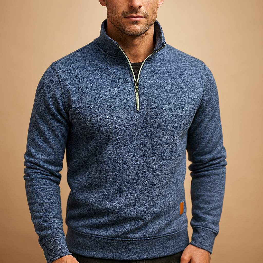 Men’s Zip Sweater – Modern Everyday Layer