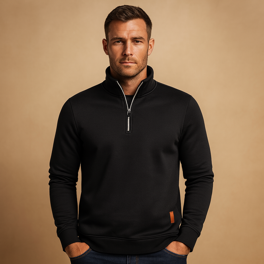Men’s Zip Sweater – Modern Everyday Layer