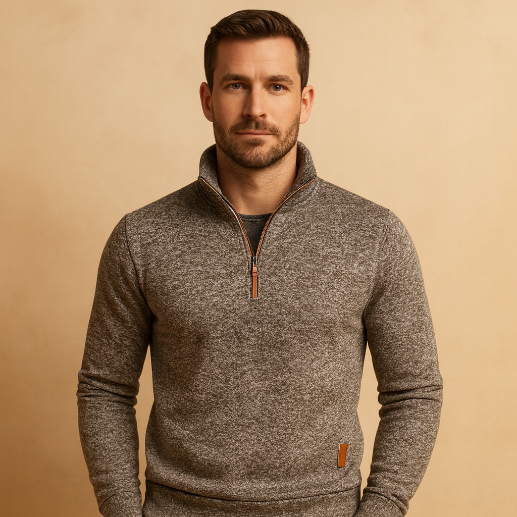 Men’s Zip Sweater – Modern Everyday Layer