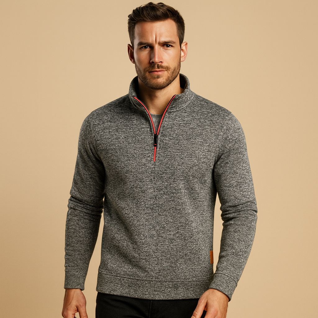Men’s Zip Sweater – Modern Everyday Layer