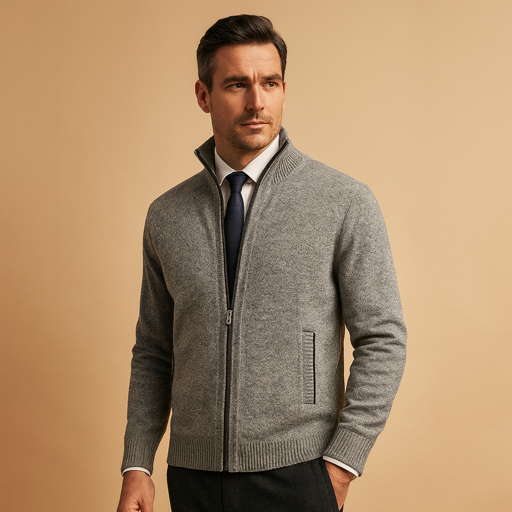Men’s Zip Cardigan – Modern Everyday Layer