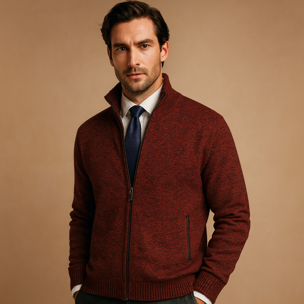 Men’s Zip Cardigan – Modern Everyday Layer
