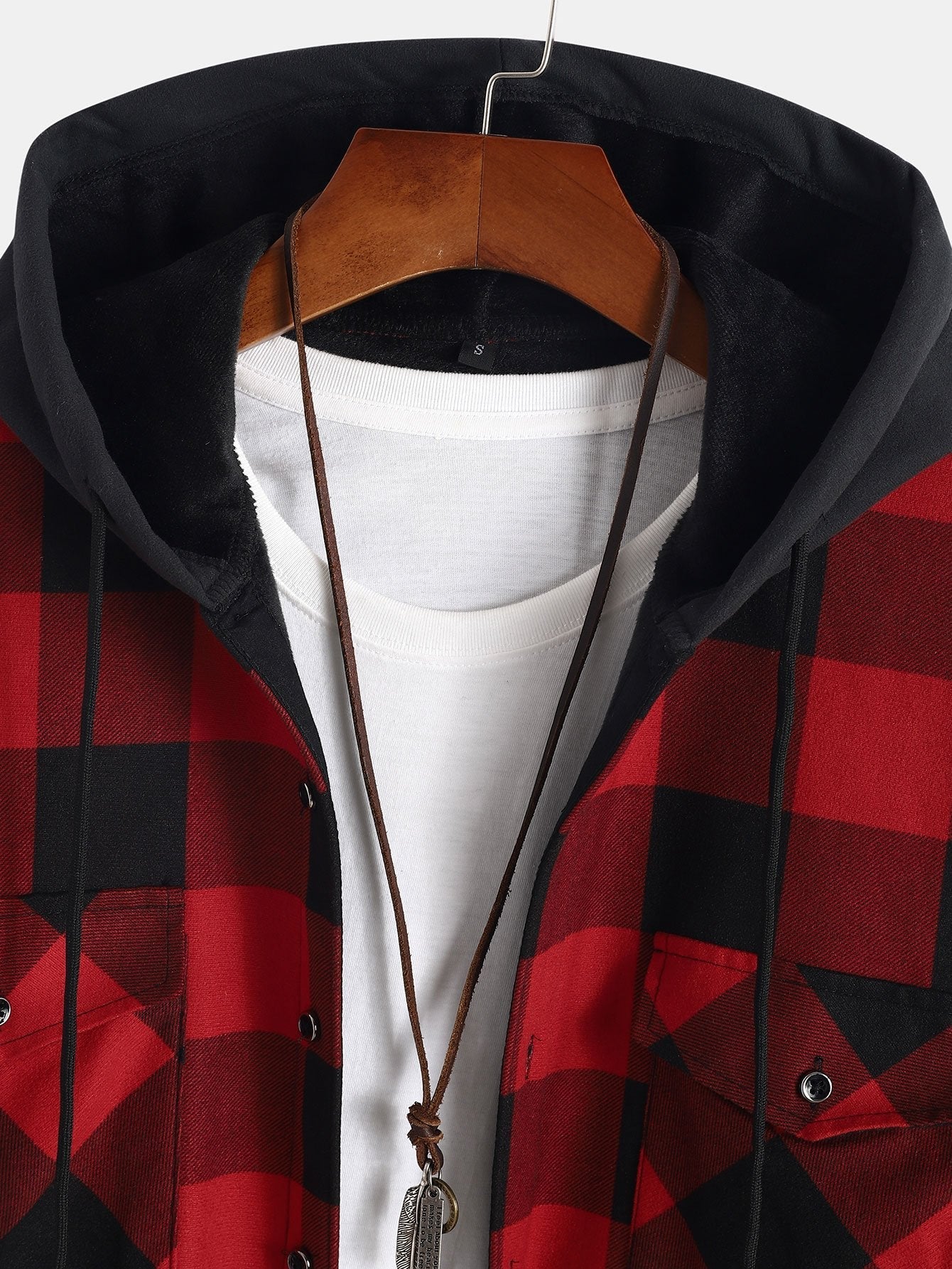 Men’s Hooded Overshirt – Warm Casual Layer for Cooler Days
