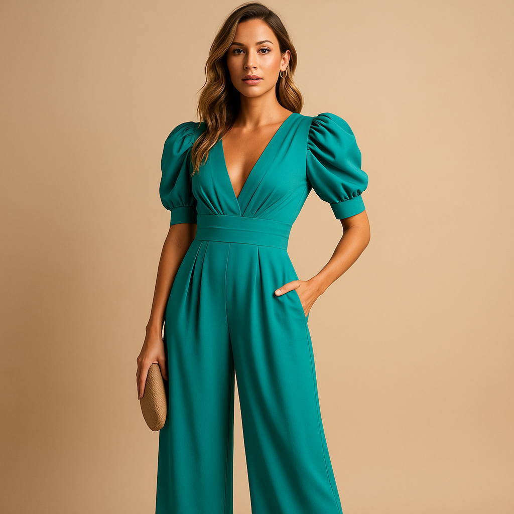 Women’s Full-Length Jumpsuit – Tailored One-Piece for Evening Wear