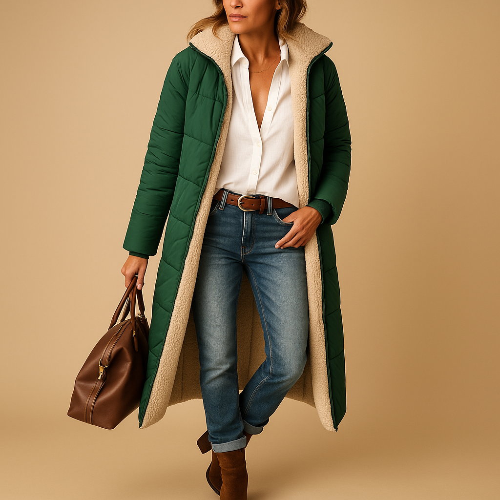 Women’s Long Winter Coat – Comfortable Coverage for Cold Weather