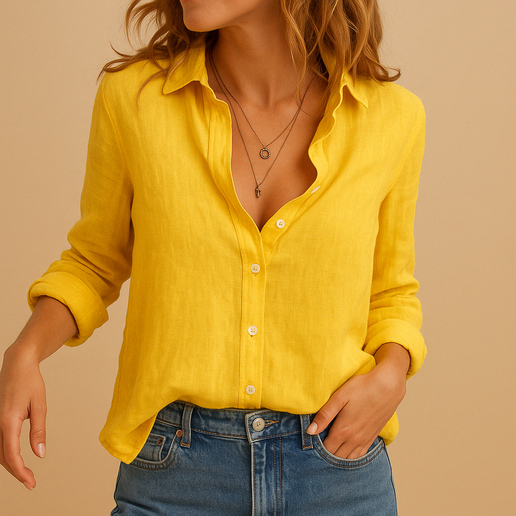 Women’s Loose-Fit Casual Blouse – Soft & Breathable for Everyday Wear
