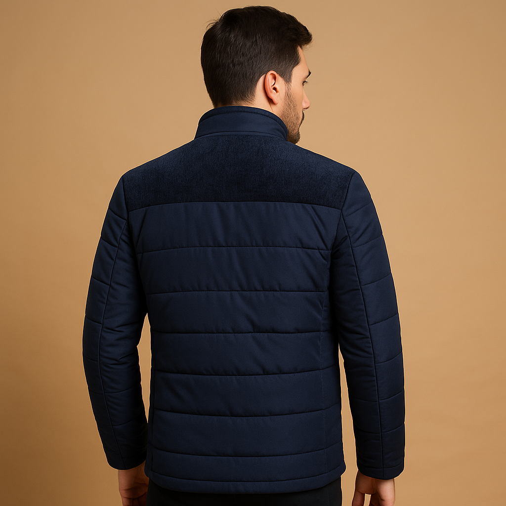 Men’s Fleece Zip Jacket – Lightweight Everyday Layer with High Collar