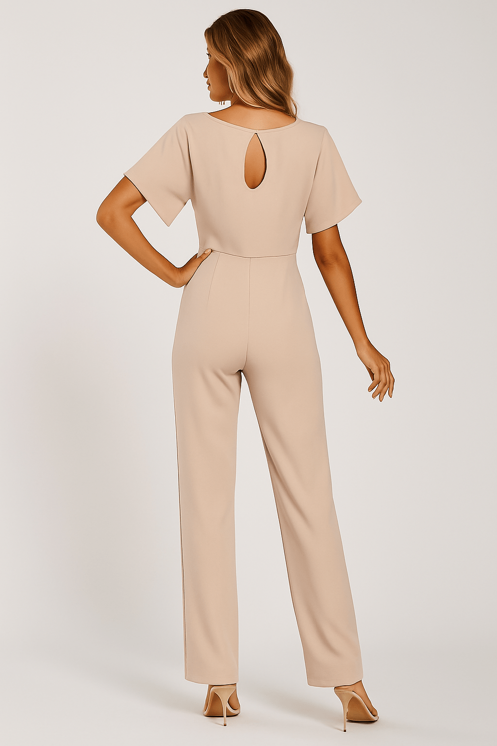 Women’s Tie-Waist Jumpsuit – Effortless One-Piece Everyday Style