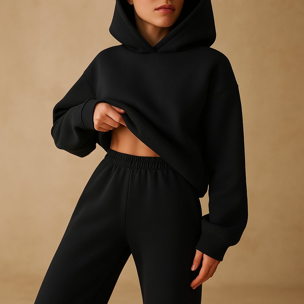 Women’s Oversized Hoodie & Jogger Loungewear Set – Relaxed Comfort for Everyday Wear