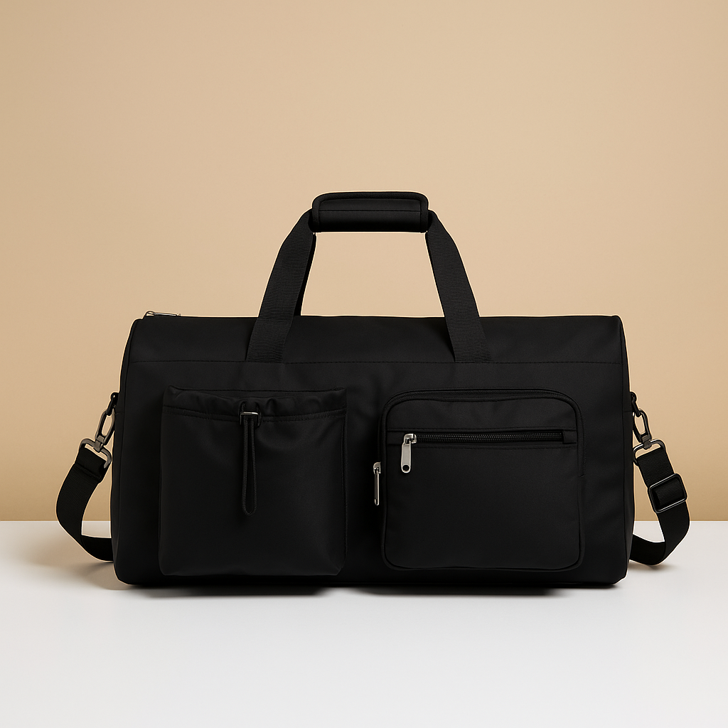 Men’s Oxford Garment Duffle Bag with Shoe Compartment – Organized Travel Carry