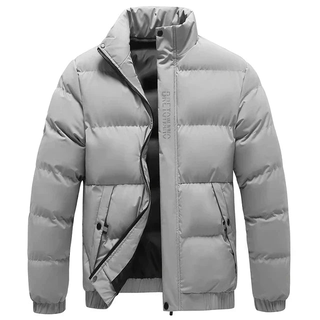 Men’s Winter Jacket with Collar – Classic Everyday Outer Layer