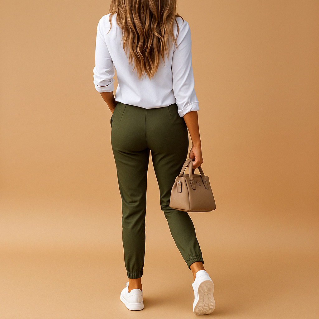 Women’s Slim Fit Chino Pants – Stretch Tailored Everyday Fit