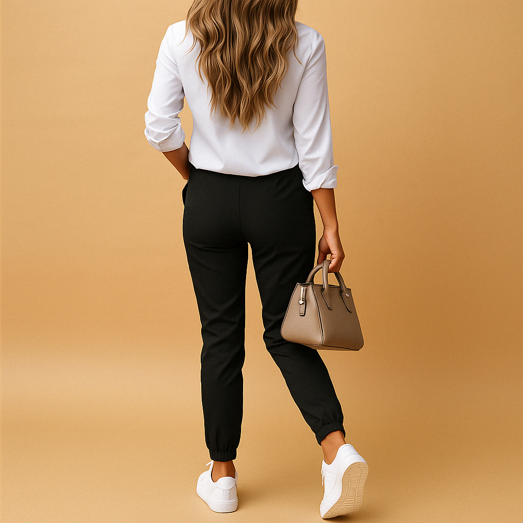 Women’s Slim Fit Chino Pants – Stretch Tailored Everyday Fit
