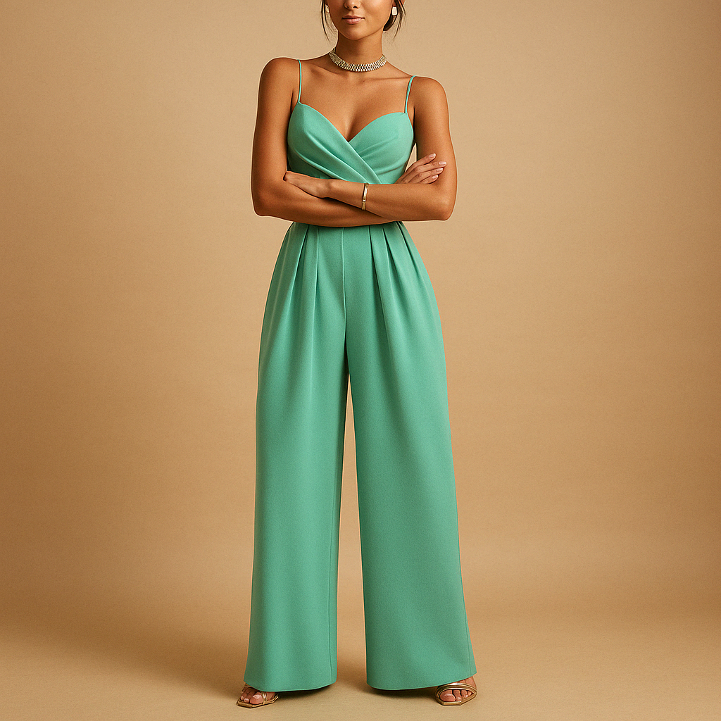 Women’s Summer Jumpsuit with Adjustable Straps – Lightweight & Versatile Style