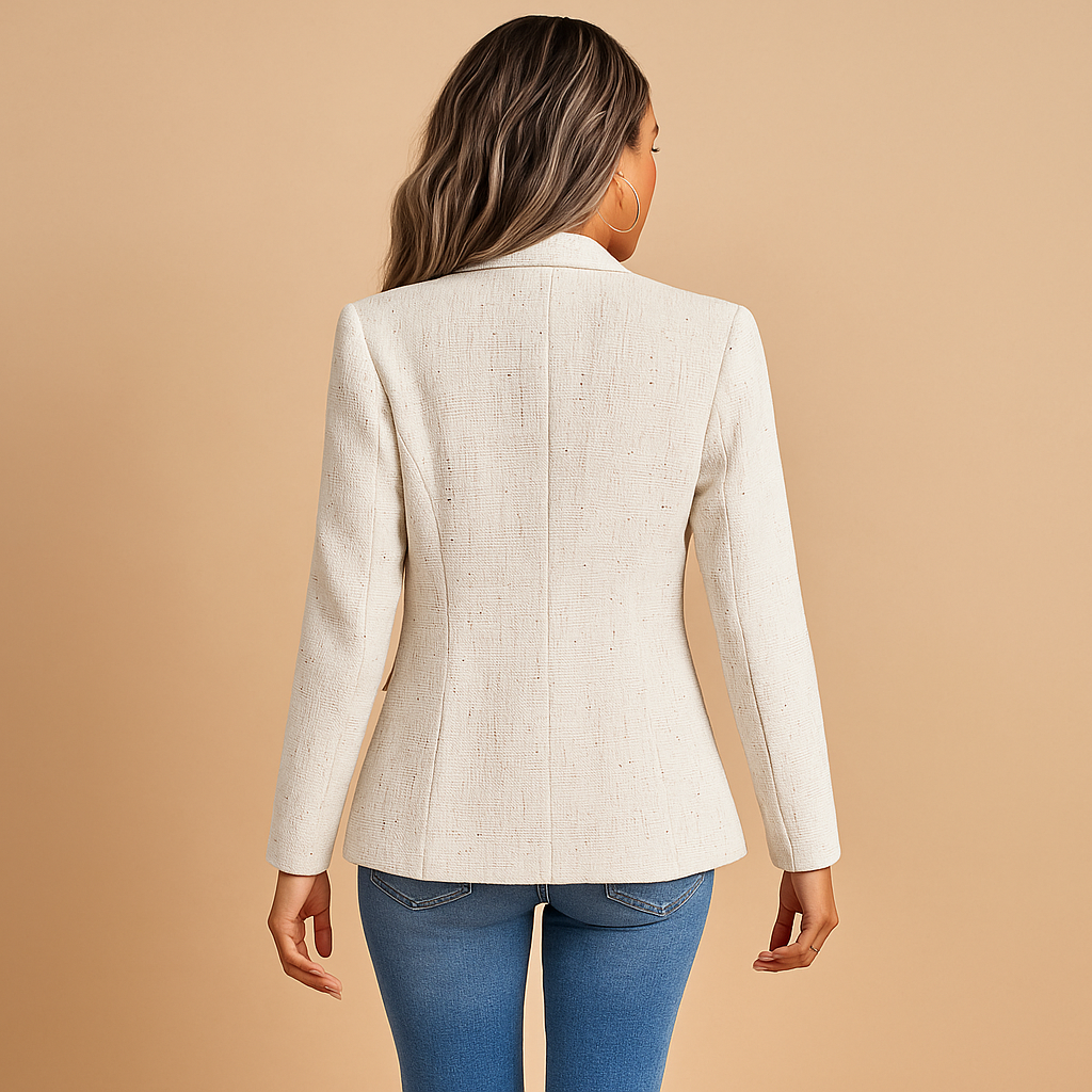 Women’s Tailored Blazer with Sharp Lapel – Elegant & Versatile