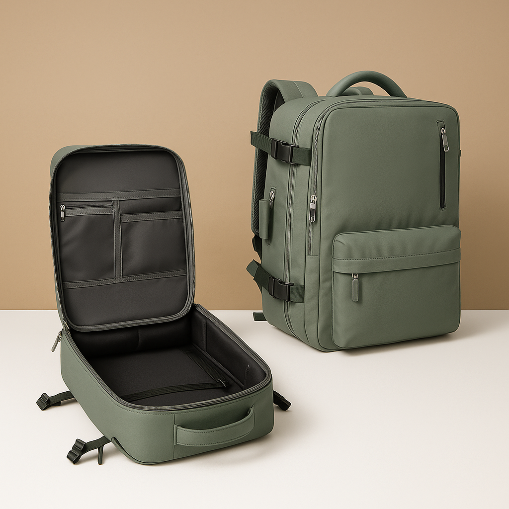 Women’s Travel Backpack – Organized Carry-On Packing Design