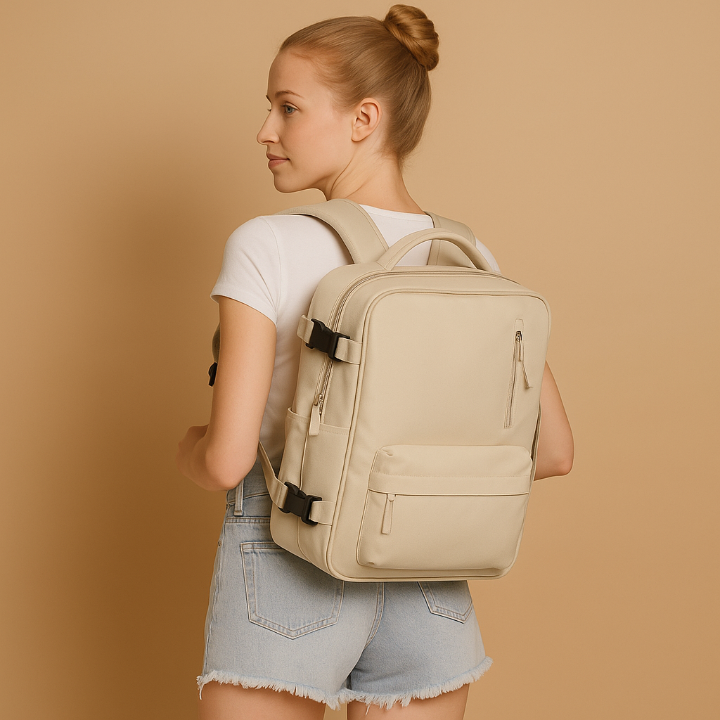 Women’s Travel Backpack – Organized Carry-On Packing Design