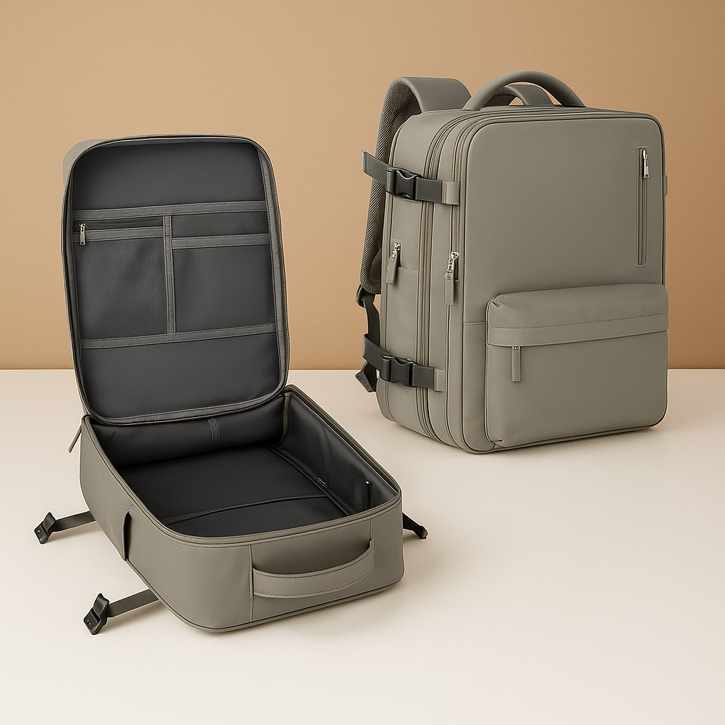 Women’s Travel Backpack – Organized Carry-On Packing Design