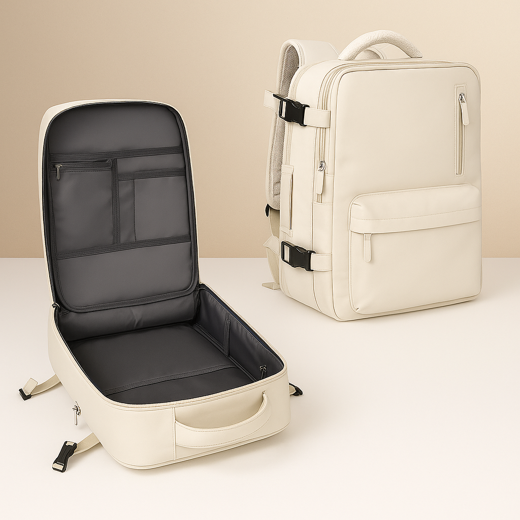Women’s Travel Backpack – Organized Carry-On Packing Design