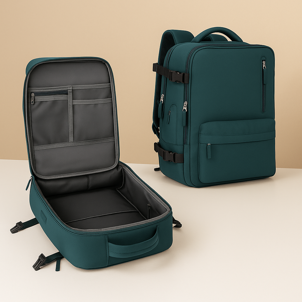 Women’s Travel Backpack – Organized Carry-On Packing Design