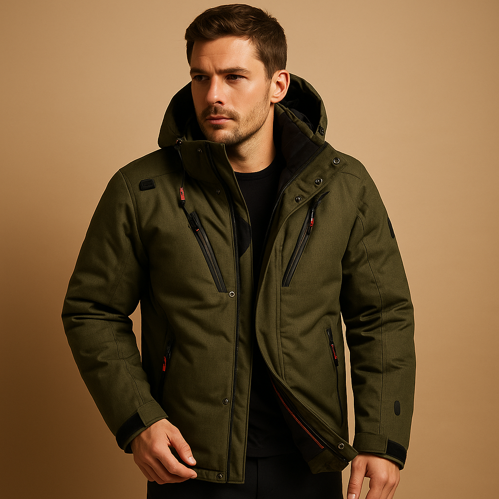 Men’s Hooded Parka Jacket – Everyday Winter Outer Layer