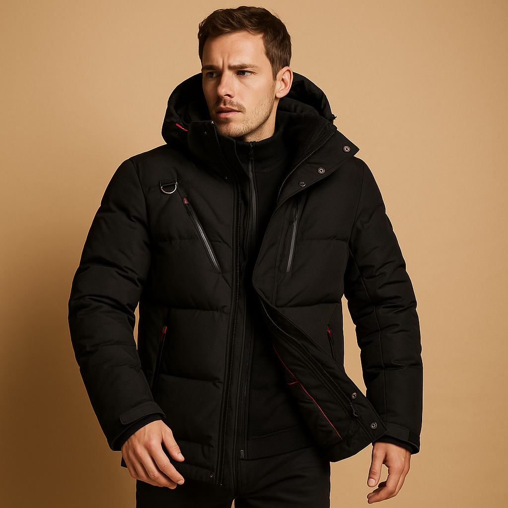 Men’s Hooded Parka Jacket – Everyday Winter Outer Layer