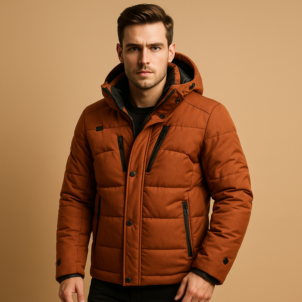Men’s Hooded Parka Jacket – Everyday Winter Outer Layer