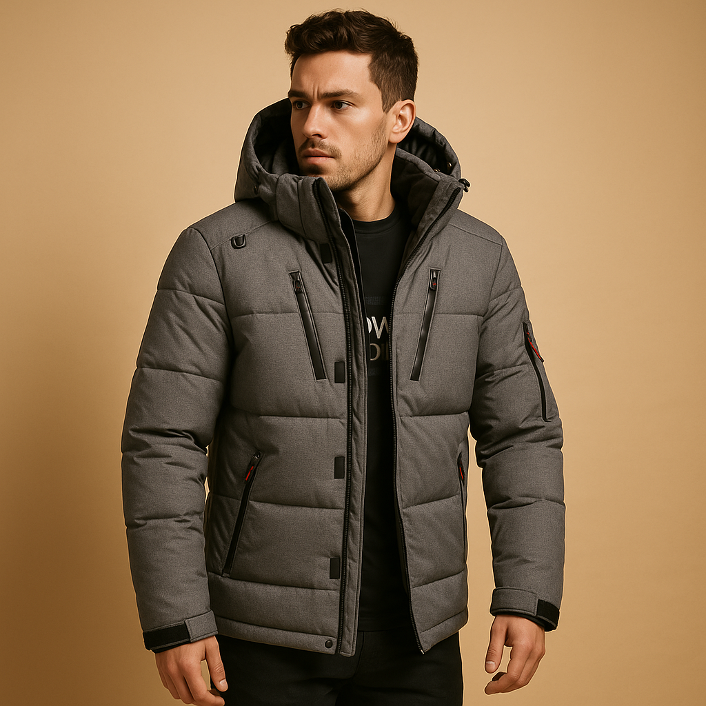 Men’s Hooded Parka Jacket – Everyday Winter Outer Layer