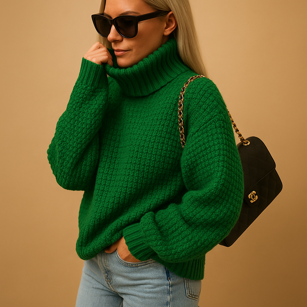 Women’s Textured Sweater – Relaxed Fit Everyday Style