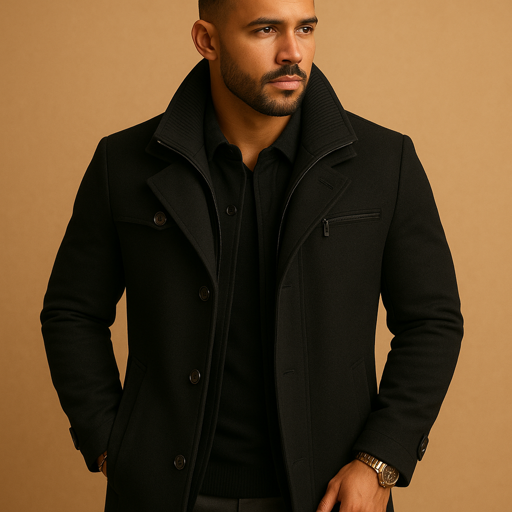 Men’s Winter Jacket with Adjustable Cuffs – Everyday Cold Weather Outerwear