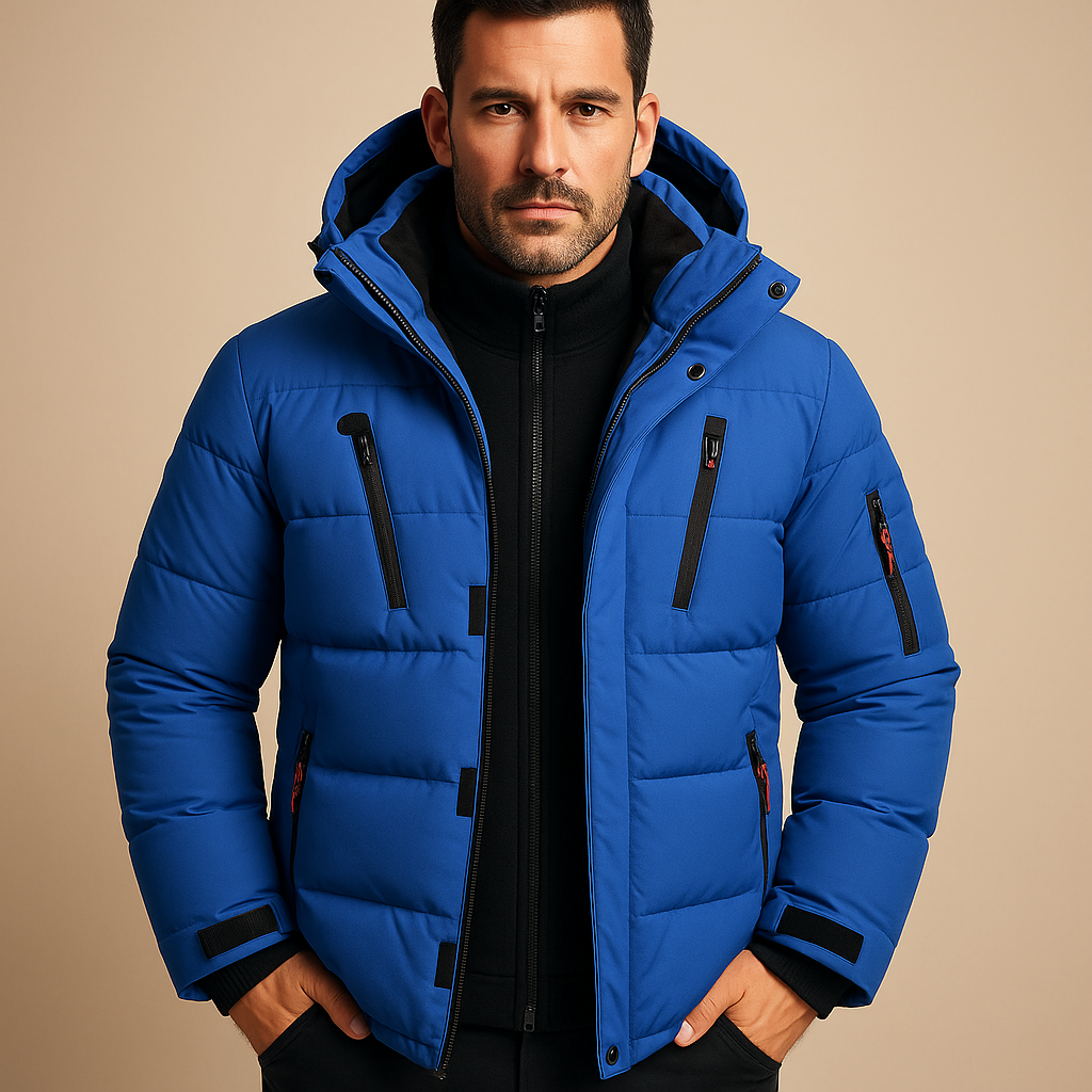 Men’s Hooded Winter Jacket – Everyday Outer Layer for Cold Weather