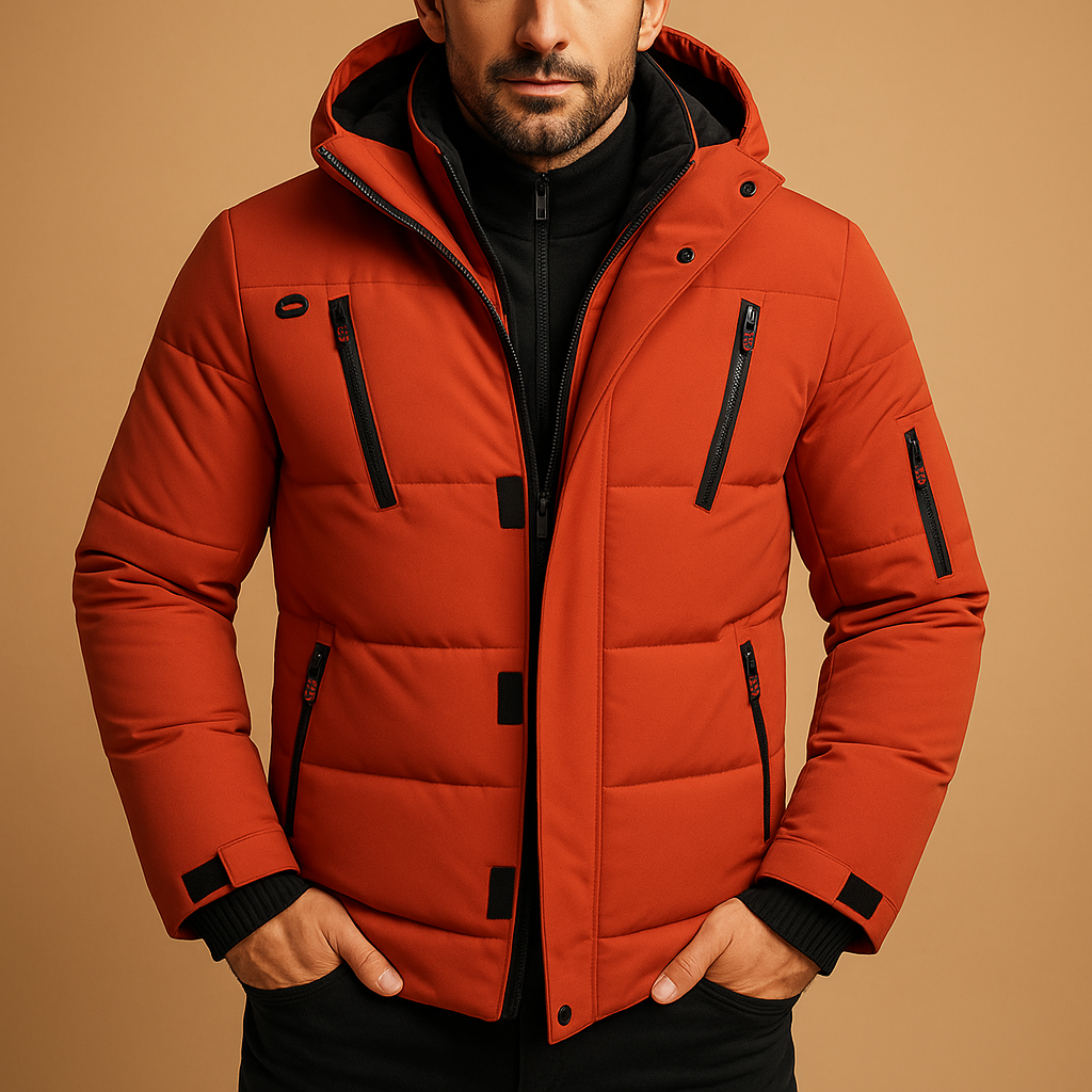 Men’s Hooded Winter Jacket – Everyday Outer Layer for Cold Weather