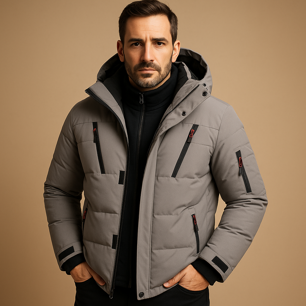 Men’s Hooded Winter Jacket – Everyday Outer Layer for Cold Weather