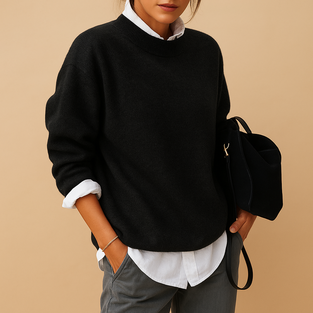 Women’s Soft Knit Sweater – Elegant Fit for Everyday and Workwear