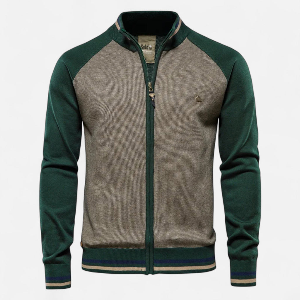 Men’s Zip Knit Sweater – Refined Layer for Cooler Seasons